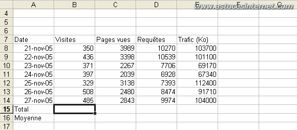 Tuto Excel 1