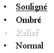 Aper�u de certains attributs