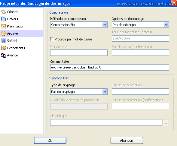Archives : M�thode de compression