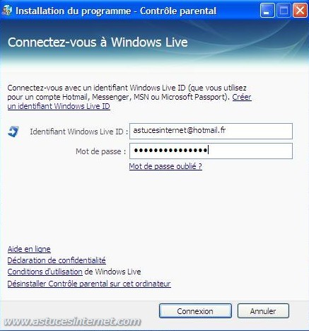 Connexion
