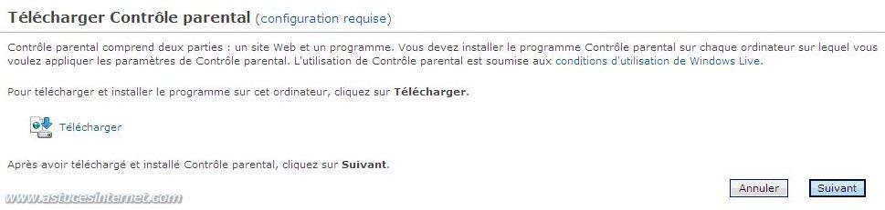 Téléchargement du logiciel