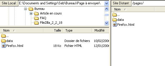 Fichier envoy�s