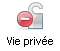 Onglet Vie privée