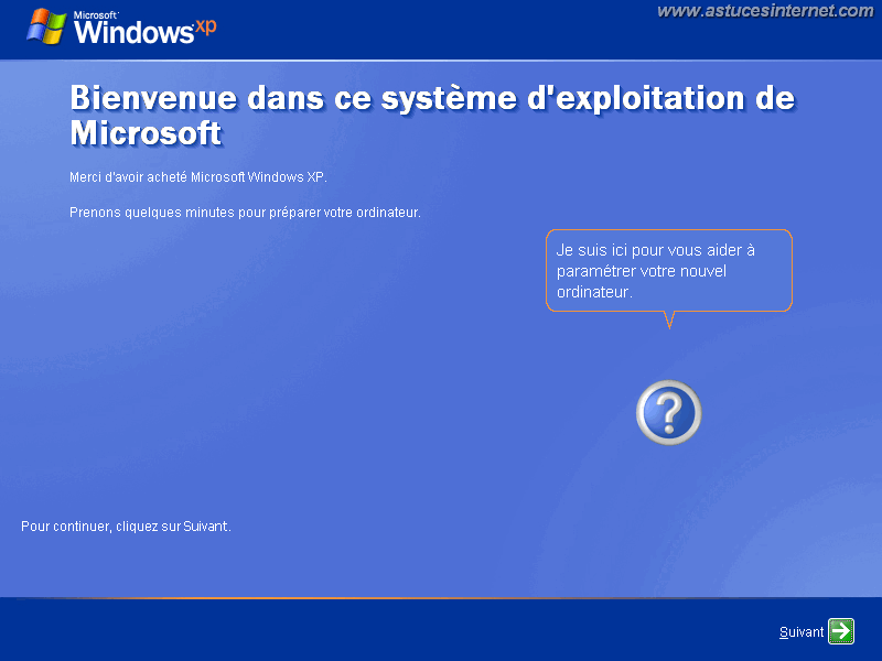 Windows XP installation propre étape par étape captures d'écran
