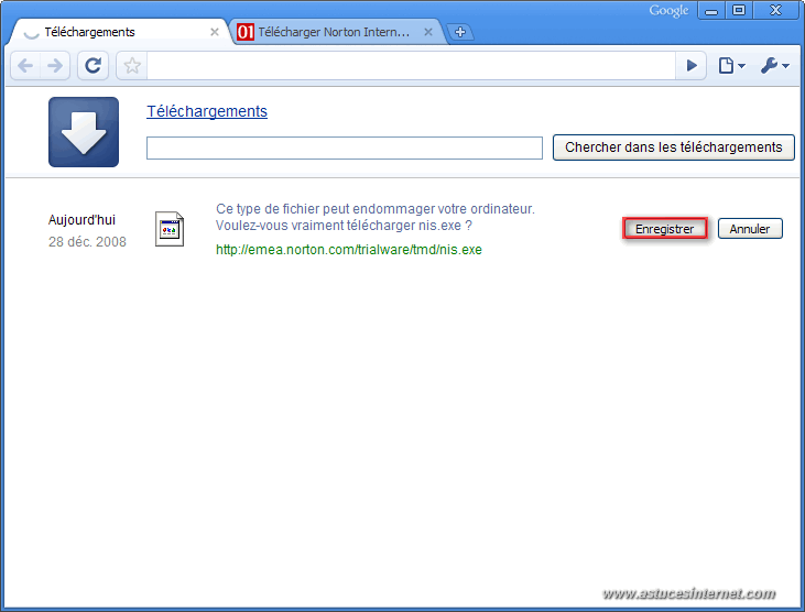 Téléchargement
