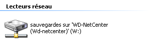 Acc&eacute;der au lecteur depuis le poste de travail