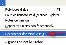 Module de mise &agrave; jour de Firefox