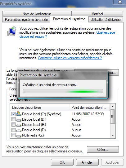 Cr�ation en cours