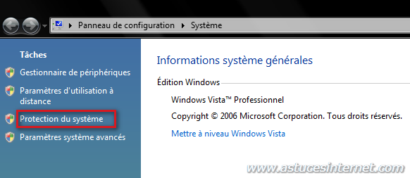 Menu Syst�me