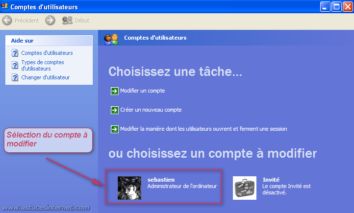 Module Compte utilisateur