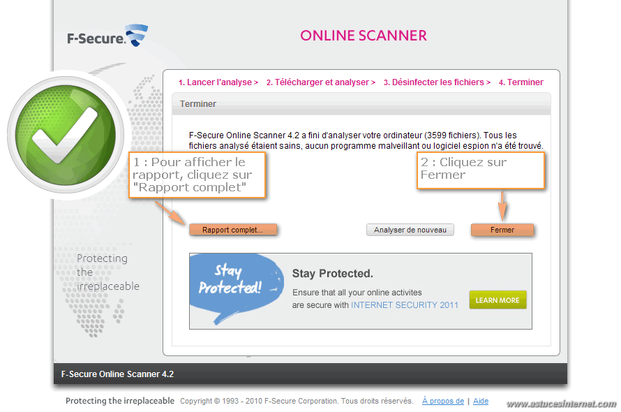 F-Secure Free Online Scanner