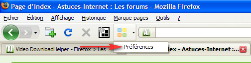 Pr�f�rences