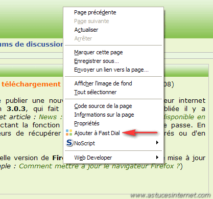 Ajouter une page