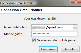 Identification Gmail Notifier