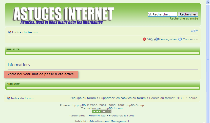 R�cup�ration mot de passe