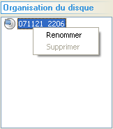 Renommer disque