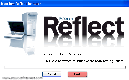 Macrium Reflect : Installation