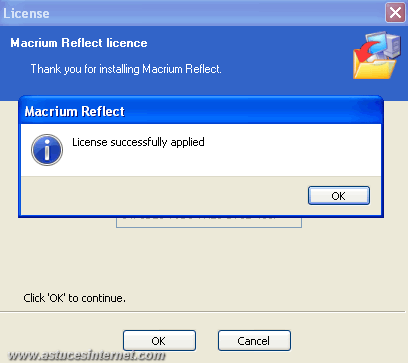 Macrium Reflect : Installation