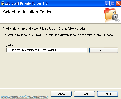 Installation : Etape 3
