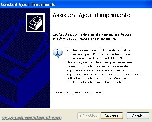 Ajouter une imprimante