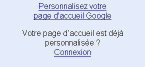 Connexion compte Google