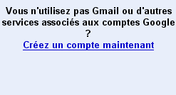 Créer un compte Google
