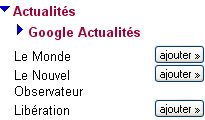 Bloc Actualités