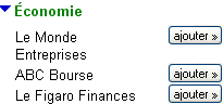 Personnalisation Google