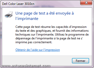 Installation imprimante réseau sur Windows 7