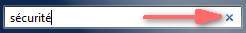 Annuler un filtre de recherche
