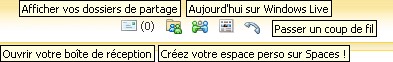 les outils  windows live messenger