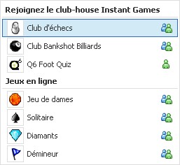 jeux inclus dans  MSN