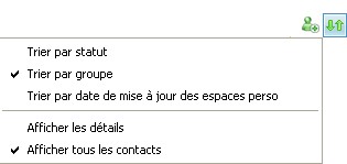 trier les contacts