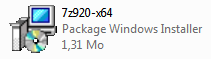 Installation de 7-zip