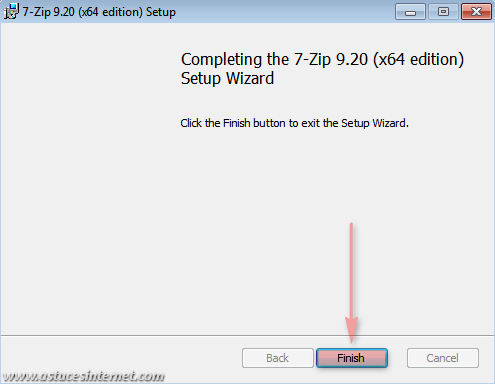 Installation de 7-zip