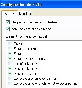 Configuration 7-Zip