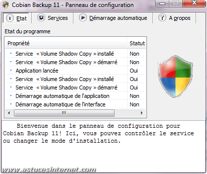 Cobian Backup - Options