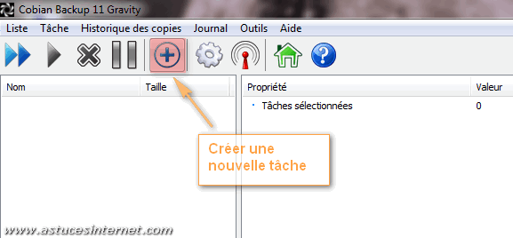 Cobian Backup : Créer une tâche de sauvegarde