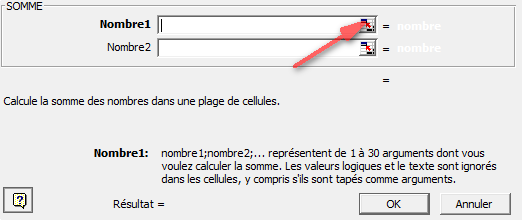 Sélectionner les données à utiliser dans la fonction