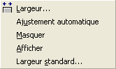 Format colonne