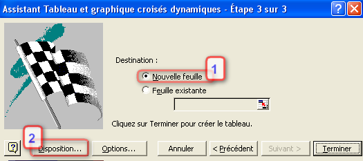 Assistant création tableau croisé dynamique (étape 3)