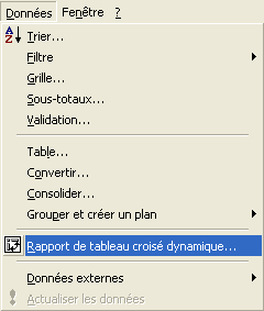 Assistant tableau croisé dynamique