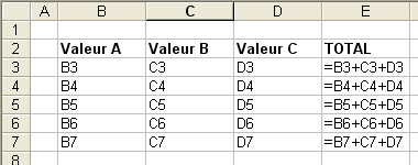Incrémentation automatique des formules