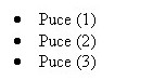 Puces classiques