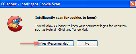 CCleaner Paramétrage