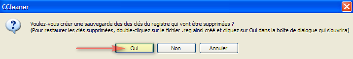 CCleaner : Nettoyer le registre