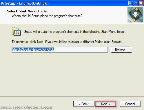 EncryptOnClick : Installation