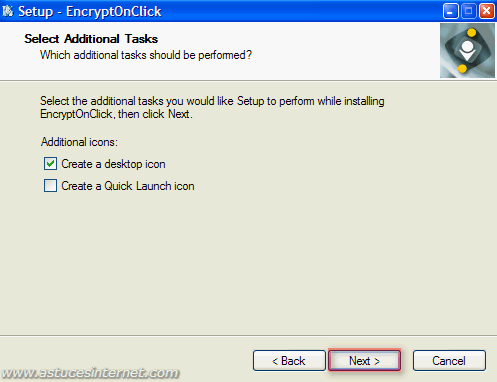 EncryptOnClick : Installation