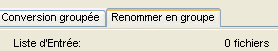 Onglet renommer en groupe