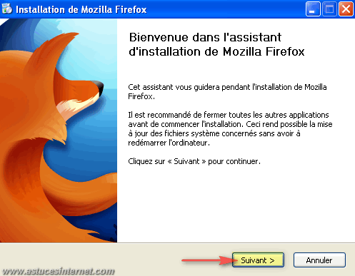 Installation du navigateur